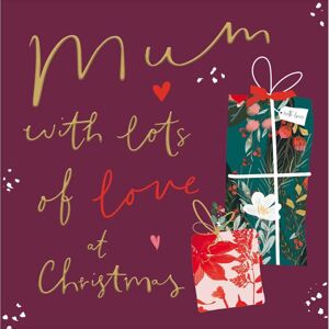 Woodmansterne Mum Christmas Card Gold Foiled Wrapped Presents Love At Christmas Xmas Greetings Woodmansterne Mum Christmas Card Gold Foiled Wrapped Presents Love At Christmas Xmas Greetings