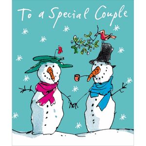 Woodmansterne Quentin Blake Special Couple Christmas Card Festive Snowmen Xmas Greetings Woodmansterne Quentin Blake Special Couple Christmas Card Festive Snowmen Xmas Greetings