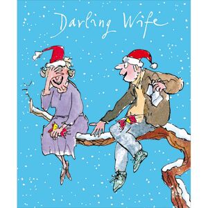 Woodmansterne Quentin Blake Darling Wife Christmas Card Christmas Cracker Xmas Greetings Woodmansterne Quentin Blake Darling Wife Christmas Card Christmas Cracker Xmas Greetings
