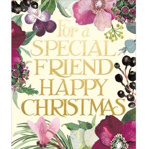 Woodmansterne Emma Bridgewater Special Friend Christmas Card Gold Foiled Floral Xmas Greetings Woodmansterne Emma Bridgewater Special Friend Christmas Card Gold Foiled Floral Xmas Greetings