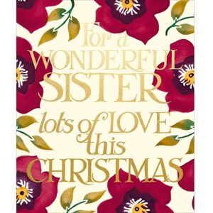 Woodmansterne Emma Bridgewater Wonderful Sister Christmas Card Foiled Poinsettia Xmas Greeting Woodmansterne Emma Bridgewater Wonderful Sister Christmas Card Foiled Poinsettia Xmas Greeting