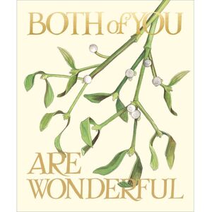 Woodmansterne Emma Bridgewater Both Of You Christmas Card Gold Foiled Mistletoe Xmas Greetings Woodmansterne Emma Bridgewater Both Of You Christmas Card Gold Foiled Mistletoe Xmas Greetings