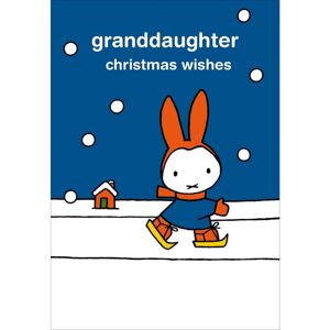 Woodmansterne Miffy Granddaughter Christmas Card Cute Bunny Christmas Skating Xmas Greetings Woodmansterne Miffy Granddaughter Christmas Card Cute Bunny Christmas Skating Xmas Greetings