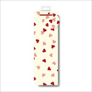 Woodmansterne Emma Bridgewater Pink Hearts Bottle Gift Bag Gift Wrapping Accessory Woodmansterne Emma Bridgewater Pink Hearts Bottle Gift Bag Gift Wrapping Accessory