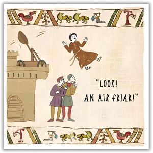 Woodmansterne Funny Birthday or All-Occasion Card - Medieval Friar Joke - For Me Woodmansterne Funny Birthday or All-Occasion Card - Medieval Friar Joke - For Me