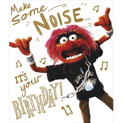 Disney Muppets Animal Birthday Greeting Card Disney Muppets Animal Birthday Greeting Card