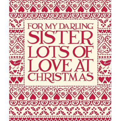 Darling Sister Emma Bridgewater Christmas Card Xmas Greeting Cards Woodmansterne Darling Sister Emma Bridgewater Christmas Card Xmas Greeting Cards Woodmansterne