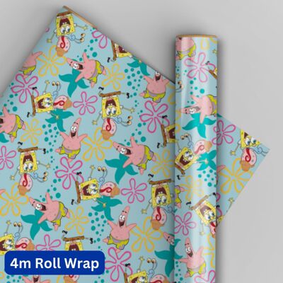 SpongeBob SquarePants SPONGEBOB SQUARE PANTS ROLL WRAP 4M SpongeBob SquarePants SPONGEBOB SQUARE PANTS ROLL WRAP 4M