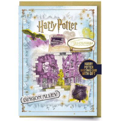 Harry Potter - Diagon Alley Card - Badge - Greeting card Harry Potter - Diagon Alley Card - Badge - Greeting card