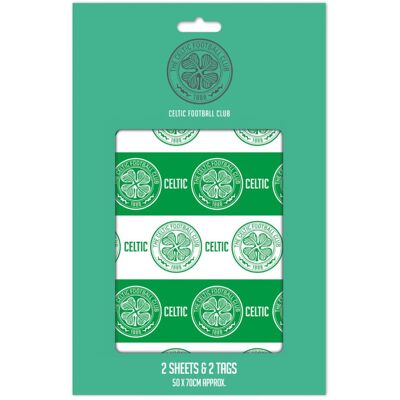 Celtic FC Gift Wrap Set - Supporter Gift Wrap for Fans Celtic FC Gift Wrap Set - Supporter Gift Wrap for Fans
