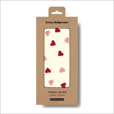 Woodmansterne Emma Bridgewater Pink Hearts Tissue Paper Giftwrap Celebration Gift Wrapping Woodmansterne Emma Bridgewater Pink Hearts Tissue Paper Giftwrap Celebration Gift Wrapping