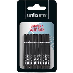 Unicorn BLACK GRIPPER 4 MOULDED GRIP DART SHAFTS/STEMS - MULTI PACK 5 SETS Unicorn BLACK GRIPPER 4 MOULDED GRIP DART SHAFTS/STEMS - MULTI PACK 5 SETS