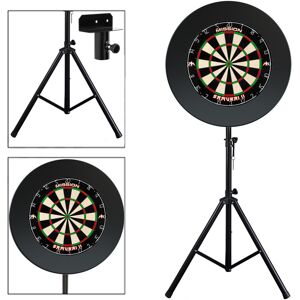 Darts Set with Stand - Mission Samurai 2 Dartboard + Black Surround Darts Set with Stand - Mission Samurai 2 Dartboard + Black Surround