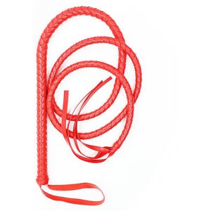Unbranded (red) Bull Whip 6.5 Feet Cow Hide Leather Custom Belly And Bolster Construction Unbranded (red) Bull Whip 6.5 Feet Cow Hide Leather Custom Belly And Bolster Construction