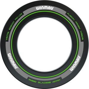 WINMAU Dart Board Surround Ring - Advance Black and Green Dartboard Surround - B WINMAU Dart Board Surround Ring - Advance Black and Green Dartboard Surround - B