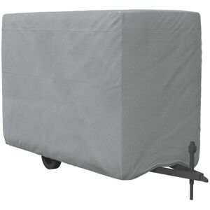 (376 x 168 x 240 cm) vidaXL Horse Trailer Cover Protective Horse Box cover Grey (376 x 168 x 240 cm) vidaXL Horse Trailer Cover Protective Horse Box cover Grey