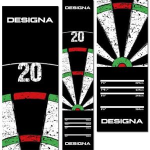 Designa Darts MAT43 Non Slip Carpet Dart Mat, Double Top, 290cm x 60cm Designa Darts MAT43 Non Slip Carpet Dart Mat, Double Top, 290cm x 60cm
