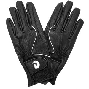 Oypla Coco Equestrian Black (XL) Breathable Synthetic Leather Horse Riding Gloves Oypla Coco Equestrian Black (XL) Breathable Synthetic Leather Horse Riding Gloves