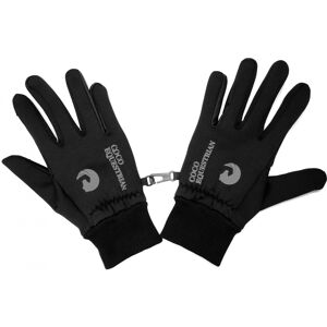 Oypla Coco Equestrian Black (L) Windproof Winter Horse Riding Gloves Oypla Coco Equestrian Black (L) Windproof Winter Horse Riding Gloves
