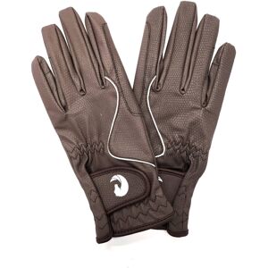 Oypla Coco Equestrian Brown (L) Ladies Breathable Synthetic Leather Horse Riding Glove Oypla Coco Equestrian Brown (L) Ladies Breathable Synthetic Leather Horse Riding Glove
