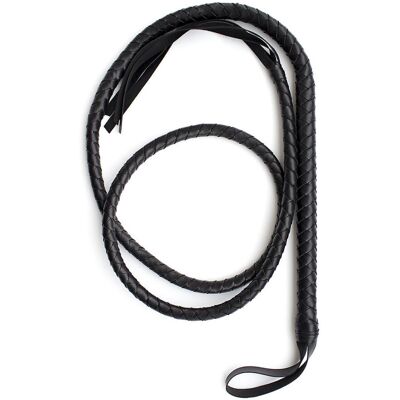 Unbranded (Black) Bull Whip 6.5 Feet Cow Hide Leather Custom Belly And Bolster Constructio Unbranded (Black) Bull Whip 6.5 Feet Cow Hide Leather Custom Belly And Bolster Constructio