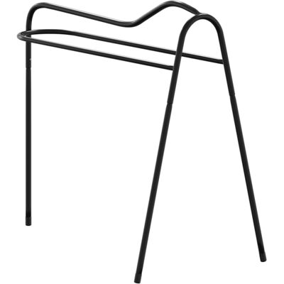 vidaXL Saddle Rack 3 Legged Freestanding Saddle Stand Saddle Holder Black Iron vidaXL Saddle Rack 3 Legged Freestanding Saddle Stand Saddle Holder Black Iron