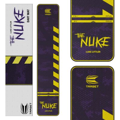 TARGET Darts Luke Littler Dart Mat, The Nuke Darts Mat Dart Oche Mat with Soft TARGET Darts Luke Littler Dart Mat, The Nuke Darts Mat Dart Oche Mat with Soft