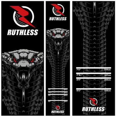 RUTHLESS Darts Mat Heavy Duty Non Slip Durable Carpet Dart Mat for Floor Black RUTHLESS Darts Mat Heavy Duty Non Slip Durable Carpet Dart Mat for Floor Black