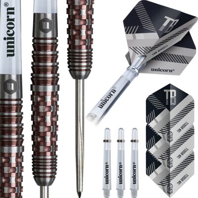 Unicorn Tom Bissell Contender Steel Tip Darts 95% Tungsten with Wraith Grip Unicorn Tom Bissell Contender Steel Tip Darts 95% Tungsten with Wraith Grip