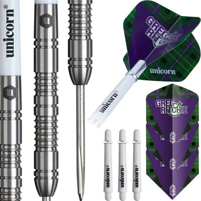 Unicorn Greg Ritchie Contender Darts 95% Tungsten Precision Grip Barrel Unicorn Greg Ritchie Contender Darts 95% Tungsten Precision Grip Barrel