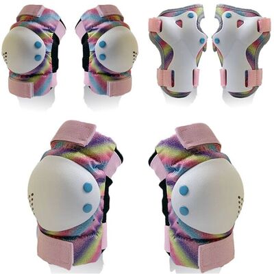 Unbranded Kids/Adult Knee Pads Elbow Pads Wrist Pads Protective Gear Set for Skates, Bicyc Unbranded Kids/Adult Knee Pads Elbow Pads Wrist Pads Protective Gear Set for Skates, Bicyc