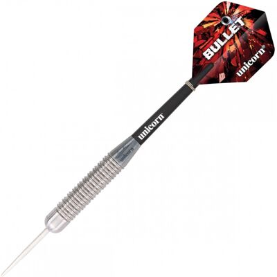 (21g, Silver/Black) Unicorn Gary Anderson Bullet Darts (Pack of 3) (21g, Silver/Black) Unicorn Gary Anderson Bullet Darts (Pack of 3)