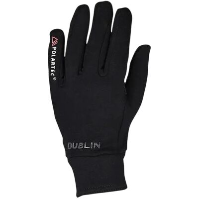 (8, Black) Dublin Unisex Adult Fleece Polartech Riding Gloves (8, Black) Dublin Unisex Adult Fleece Polartech Riding Gloves