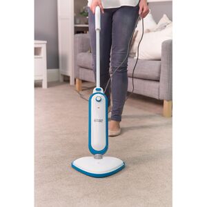 Russell Hobbs RHSM1001-G Steam and Clean Steam Mop White & Aqua Russell Hobbs RHSM1001-G Steam and Clean Steam Mop White & Aqua