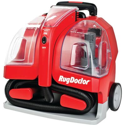 REFURBISHED RUG DOCTOR 93306 Portable Spot Cylinder Carpet Cleaner - Red, Red REFURBISHED RUG DOCTOR 93306 Portable Spot Cylinder Carpet Cleaner - Red, Red