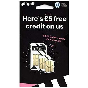 Giffgaff 4G Multi Sim card Preloaded with 5 Credit + Adapter - Unlimited Calls, Giffgaff 4G Multi Sim card Preloaded with 5 Credit + Adapter - Unlimited Calls,