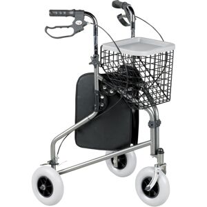Homecraft Folding Three Wheeled Rollator, Tri Walker with Lockable Cable Brakes, Homecraft Folding Three Wheeled Rollator, Tri Walker with Lockable Cable Brakes,