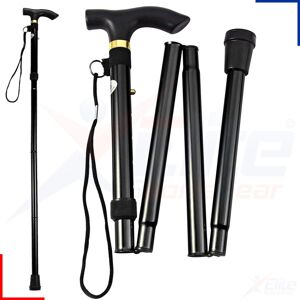 Unbranded Lightweight Walking Stick Adjustable Aluminium Metal Folding Cane Unbranded Lightweight Walking Stick Adjustable Aluminium Metal Folding Cane