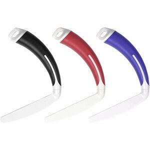 Shine International - Angled Knife - Red - Curved Cutlery - Light Weight Adult Shine International - Angled Knife - Red - Curved Cutlery - Light Weight Adult