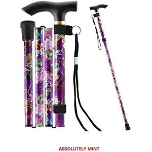 Unbranded KAV Adjustable Folding Walking Cane - Easy Height Adjustment, Lightweight & Coll Unbranded KAV Adjustable Folding Walking Cane - Easy Height Adjustment, Lightweight & Coll