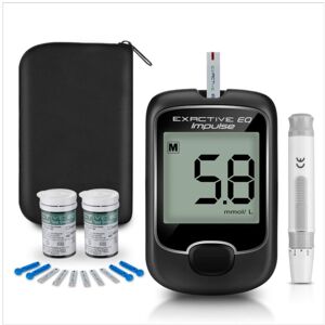 Ranpo (Host mg/dL+50X test paper+50X needles) Blood Glucose Monitor Kit + Test Strips Ranpo (Host mg/dL+50X test paper+50X needles) Blood Glucose Monitor Kit + Test Strips