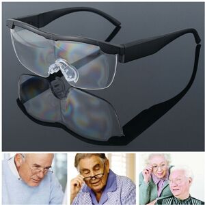 Unbranded Hands-Free LED Magnifying Glasses 160% for Reading & Sewing - Lightweight Unisex Unbranded Hands-Free LED Magnifying Glasses 160% for Reading & Sewing - Lightweight Unisex