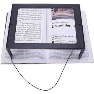 Bysion Large Magnifying Glass With LED Light Magnifier Reading Aid Lens Reading Full P Bysion Large Magnifying Glass With LED Light Magnifier Reading Aid Lens Reading Full P