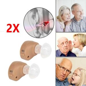 Unbranded 2X Invisible Mini Ear in Hearing Aids Sound Voice Loudly Enhancer Unbranded 2X Invisible Mini Ear in Hearing Aids Sound Voice Loudly Enhancer