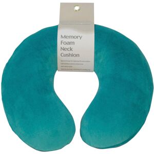 Loops Memory Foam Neck Cushion - Green Velour Removable Cover - Reduces Neck Tension Loops Memory Foam Neck Cushion - Green Velour Removable Cover - Reduces Neck Tension