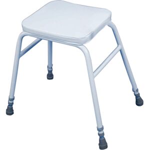 Loops Height Adjustable Perching Stool - 540 695mm Height - Padded Easy Clean Seat Loops Height Adjustable Perching Stool - 540 695mm Height - Padded Easy Clean Seat