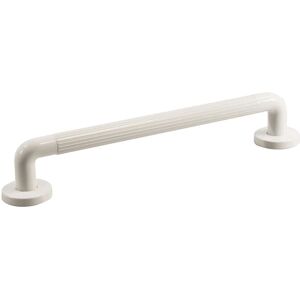 Loops Ribbed UPVC Plastic Bathroom Wall Grab Bar - 300mm Length - Reinforced Fixings Loops Ribbed UPVC Plastic Bathroom Wall Grab Bar - 300mm Length - Reinforced Fixings
