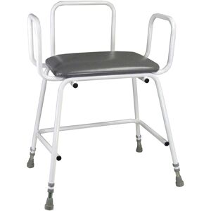 Loops Bariatric Perching Stool with Arms - Adjustble Height - 254kg Weight Limit Loops Bariatric Perching Stool with Arms - Adjustble Height - 254kg Weight Limit