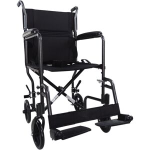 Loops Compact Attendant Propelled Lightweight Aluminium Transit Wheelchair - Hammered Loops Compact Attendant Propelled Lightweight Aluminium Transit Wheelchair - Hammered