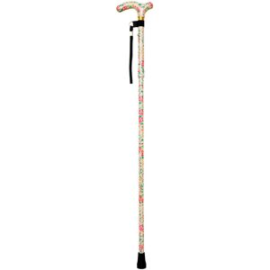Loops Deluxe Ambidextrous Foldable Walking Cane - 5 Height Settings - Blossom Loops Deluxe Ambidextrous Foldable Walking Cane - 5 Height Settings - Blossom